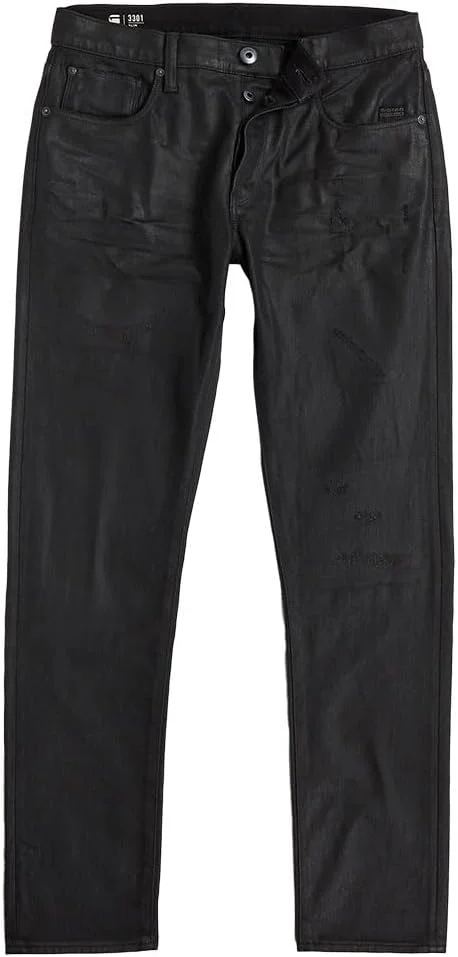 شلوار جین مردانه جی استار مدل 3301-راسته مخروطی (تک عددی)