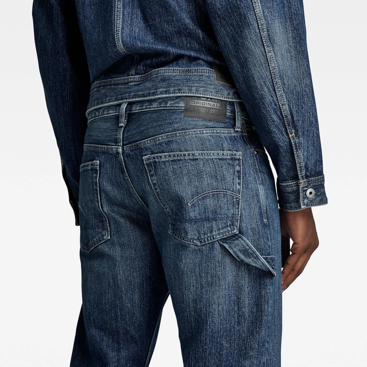 شلوار جین مردانه جی استار راو مدل لنی دمپا گشاد