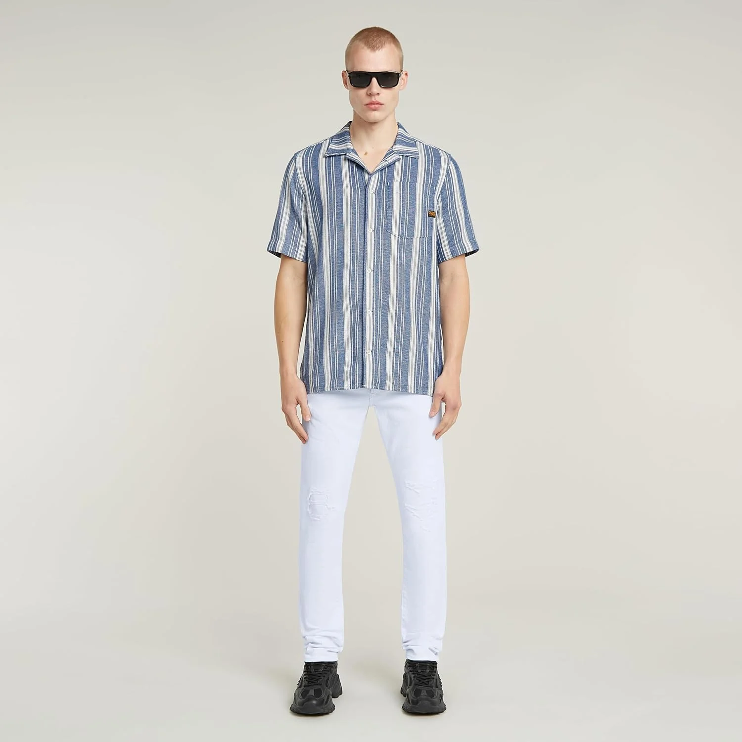 شلوار جین مردانه جی استار راو مدل 3301 Slim Fit (تک)