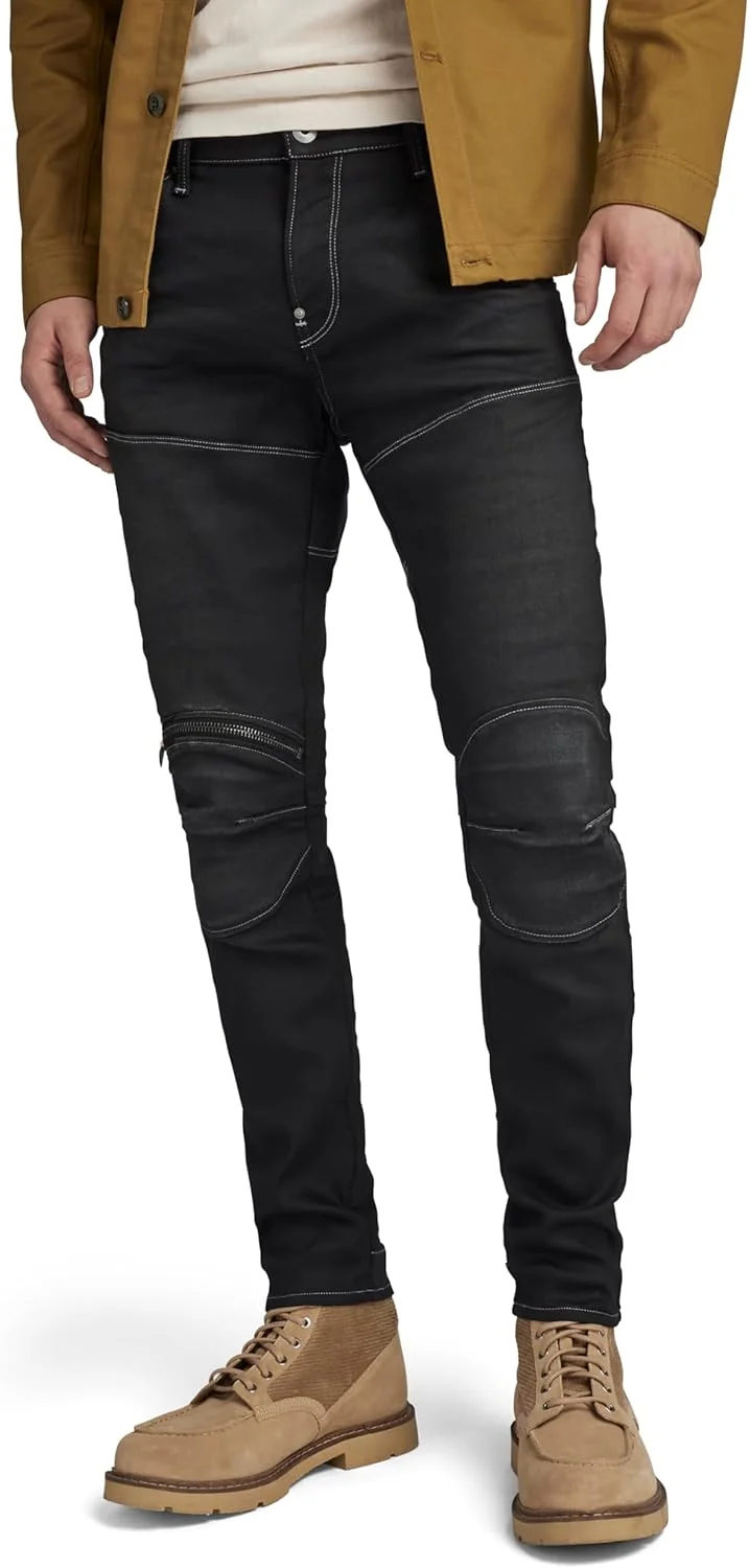 شلوار جین مردانه جی استار راو مدل 5620 3D زیپ دار با فیت جذب