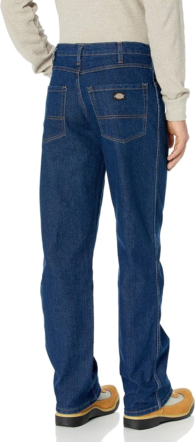 شلوار جین مردانه Dickies با کمر انعطاف پذیر و 5 جیب، عملکرد عالی