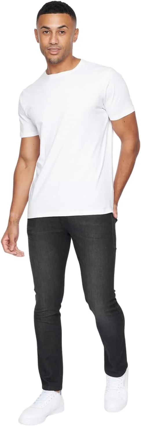 شلوار جین مردانه کراس‌هچ مدل Buraca Slim (سایز 38R) (رنگ ذغالی)