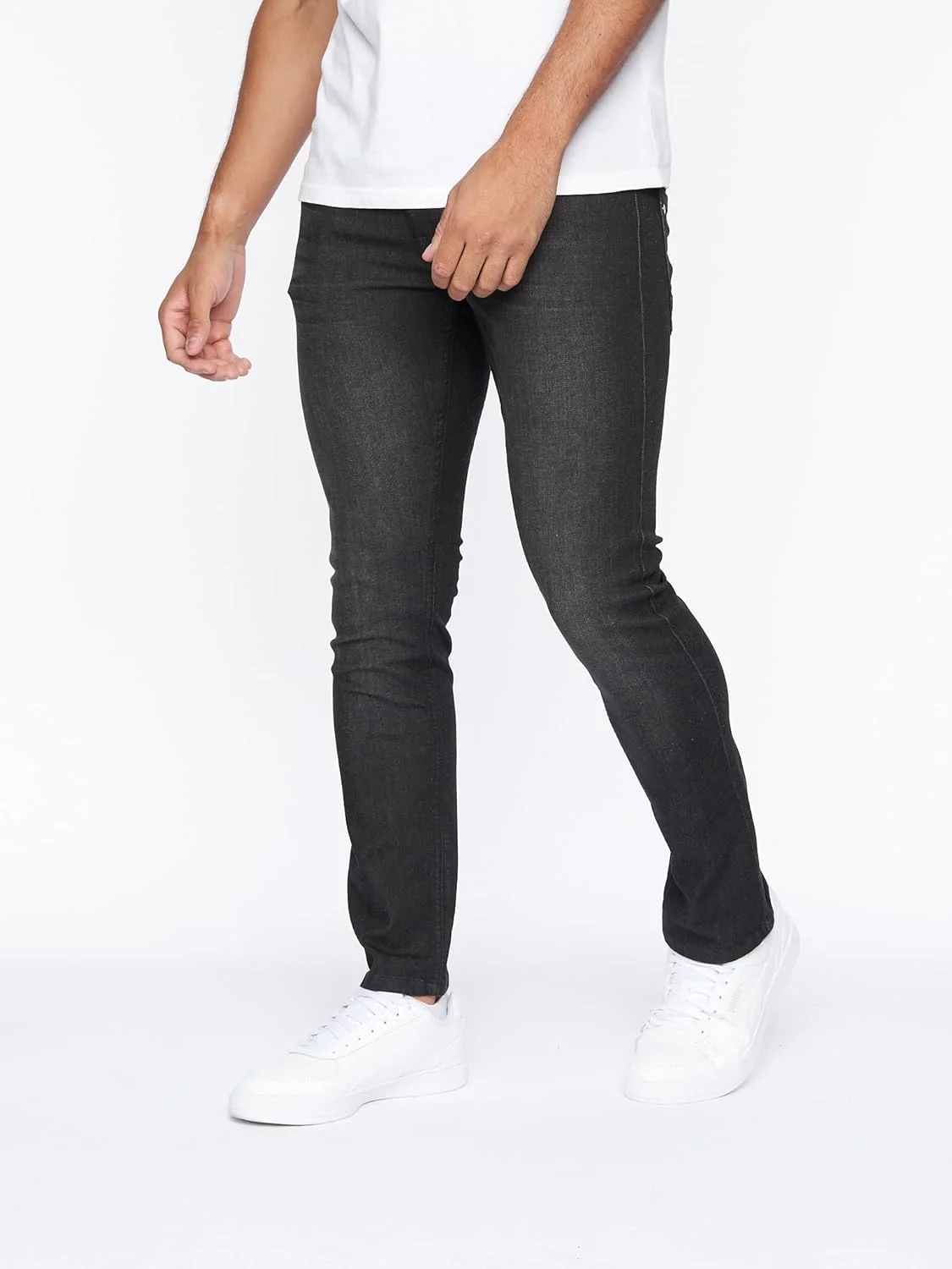 شلوار جین مردانه اسلیم فیت Buraca Crosshatch (سایز 30R) (رنگ ذغالی)