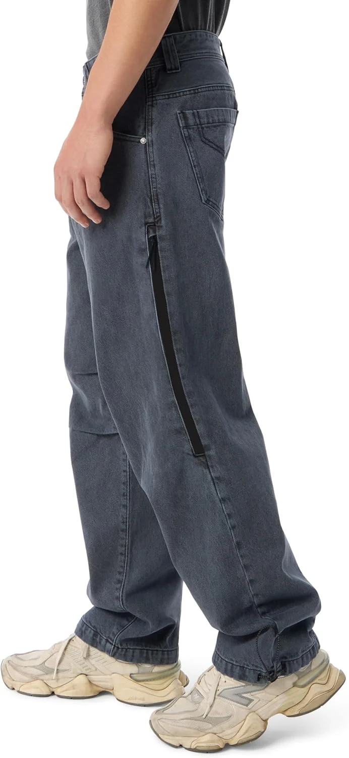 شلوار جین مردانه مدل Air-baggy Parachute با درزهای جانبی تهویه دار