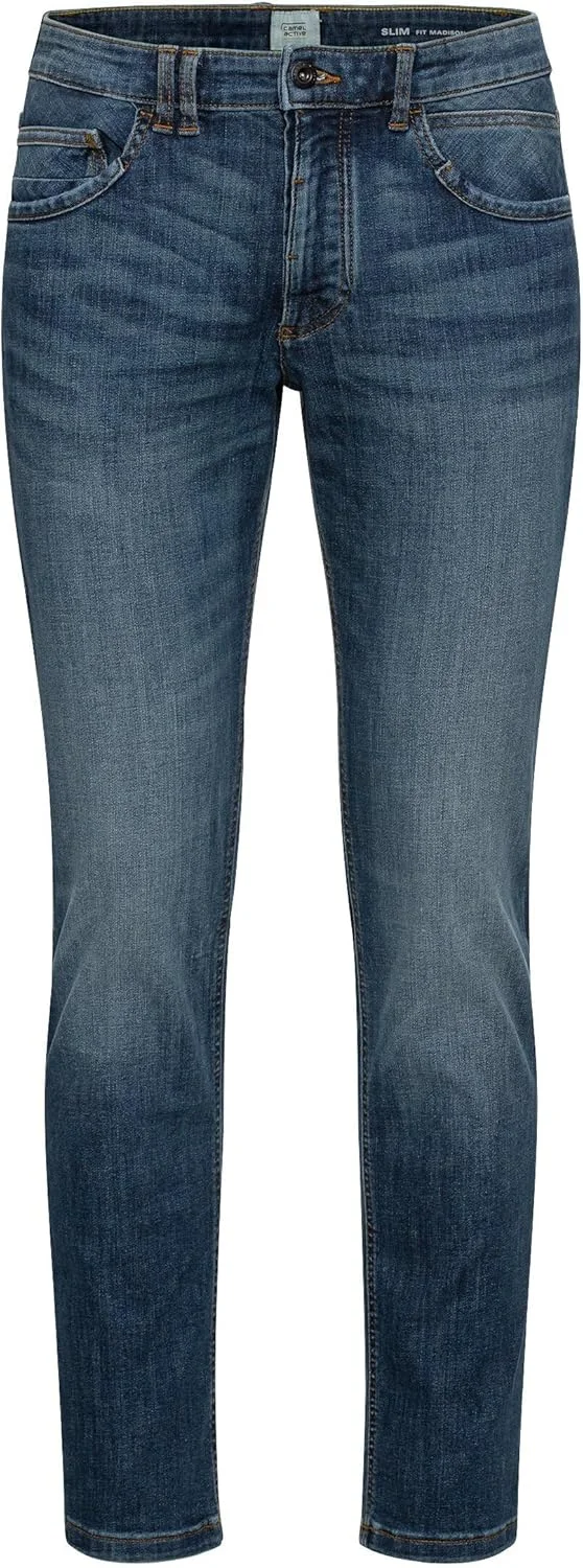 شلوار جین مردانه کمِل اکتیو مدل مَدیسون، فیت اسلیم و کشی
