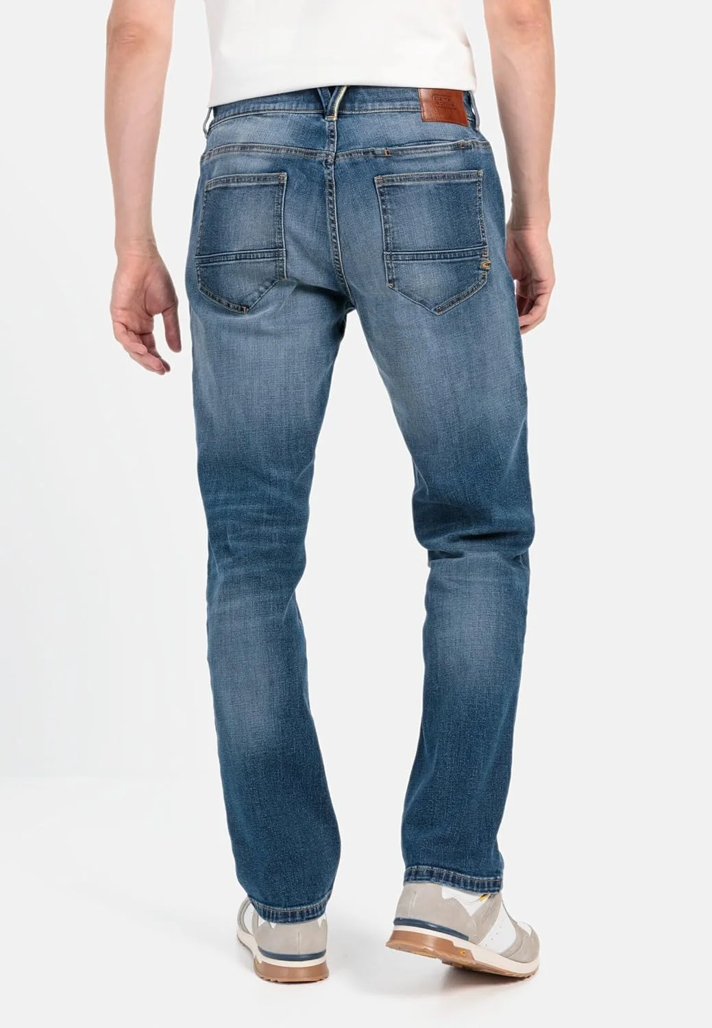 شلوار جین مردانه کمل اکتیو، مدل Relaxed Fit، دارای 5 جیب