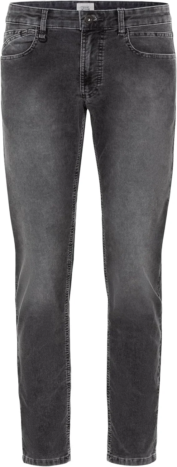 شلوار مخمل کبریتی مردانه کمل اکتیو، مدل اسلیم فیت، پنج جیب