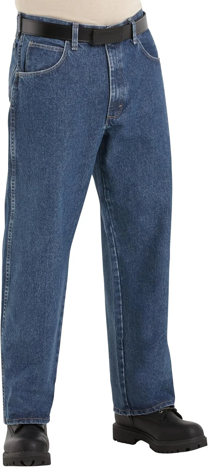 شلوار جین دنیم مردانه Bulwark FR با فاق آزاد و مقاوم در برابر آتش