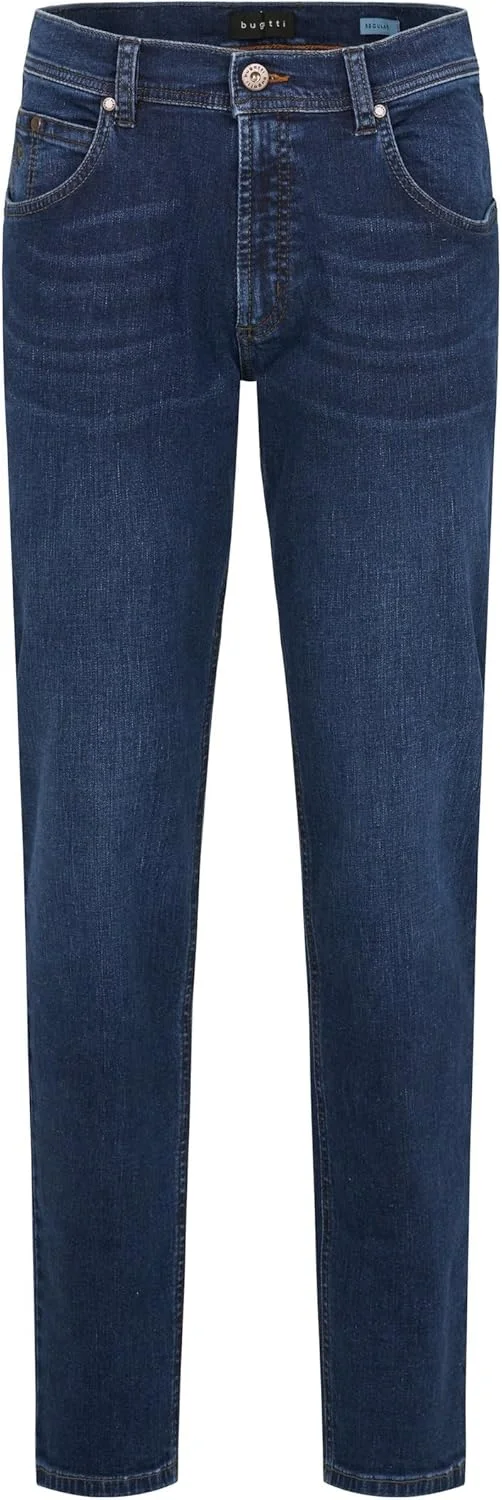 شلوار جین مردانه بوگاتی مدل 3289D-96620 پنج جیب، آبی-363، سایز 38W x 32L