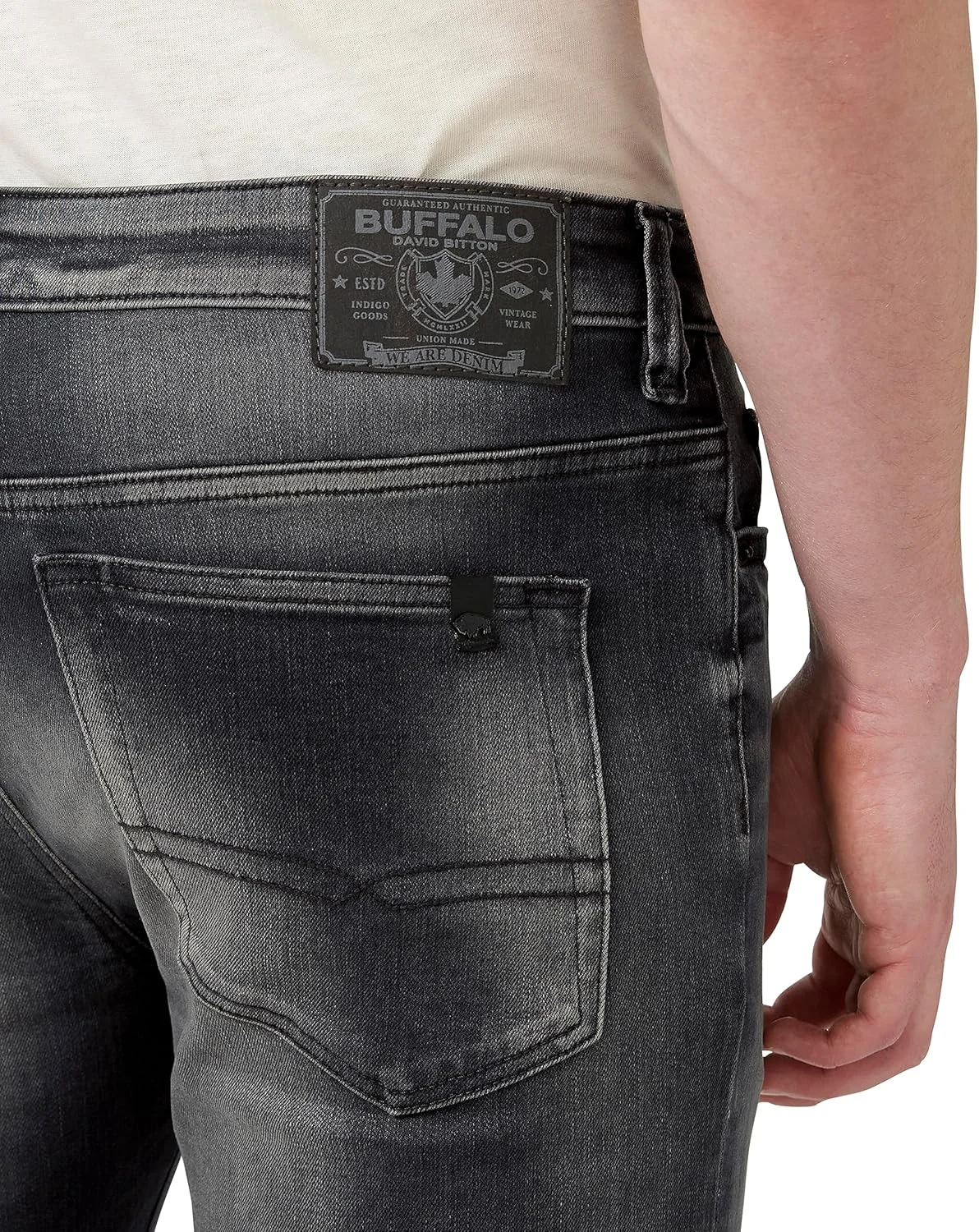شلوار جین مردانه بافالو دیوید بیتون مدل Skinny Max