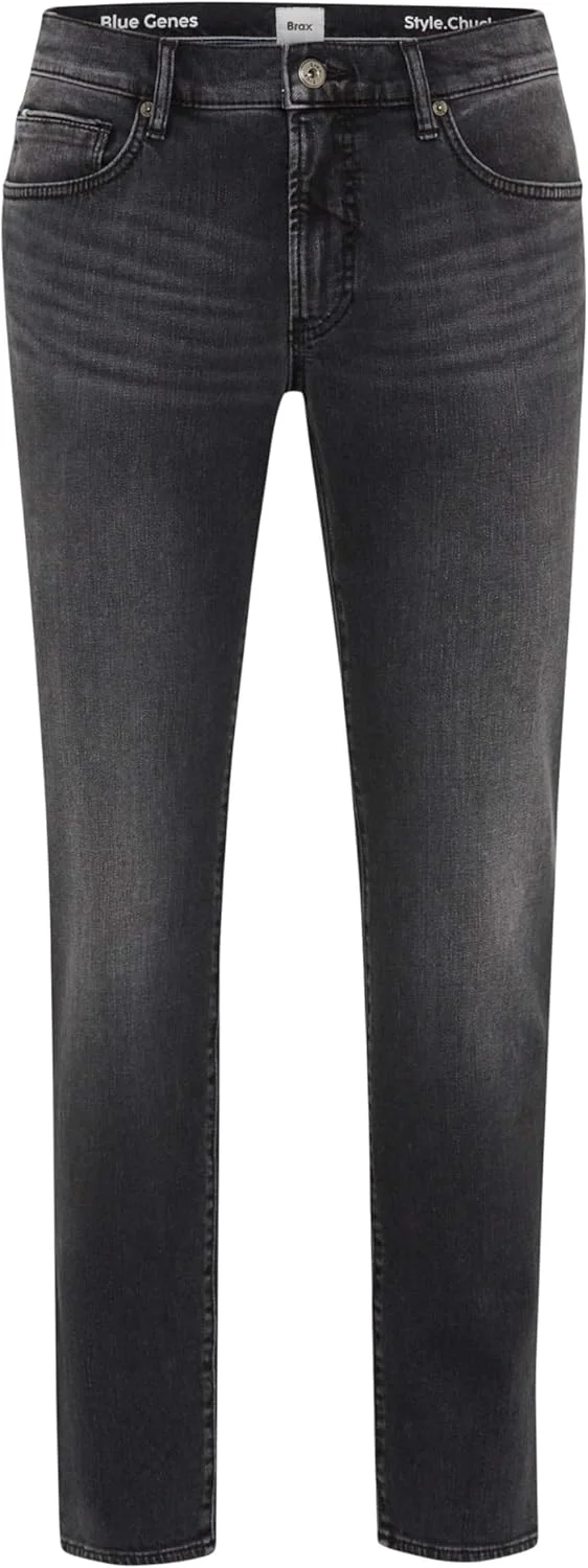 شلوار جین مردانه براکس، مدل چاک، آبی، پنج جیب شلوار جین مردانه براکس، مدل چاک، آبی، پنج جیب