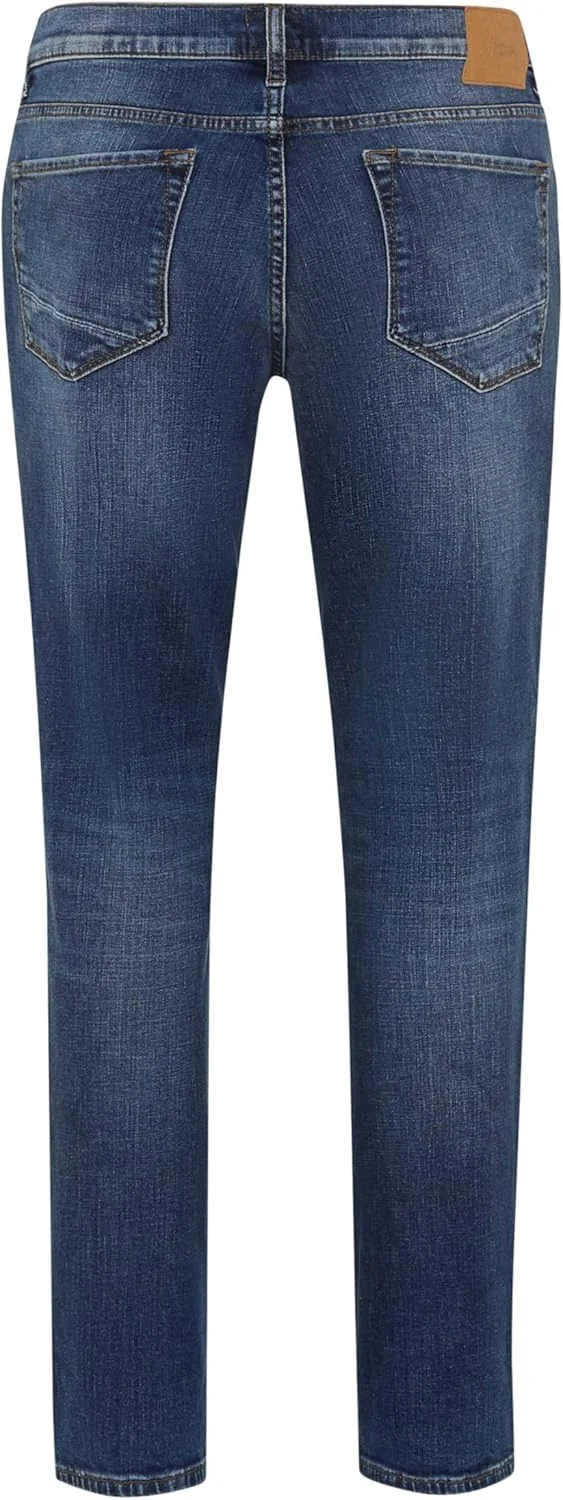 شلوار جین مردانه براکس، مدل پنج جیب، آبی