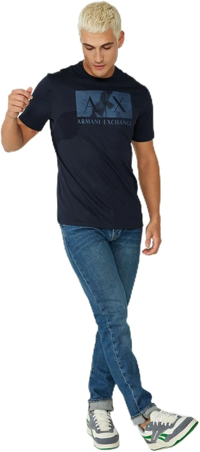 شلوار جین مردانه اسلیم فیت آرمانی اکسچنج مدل 5 جیب