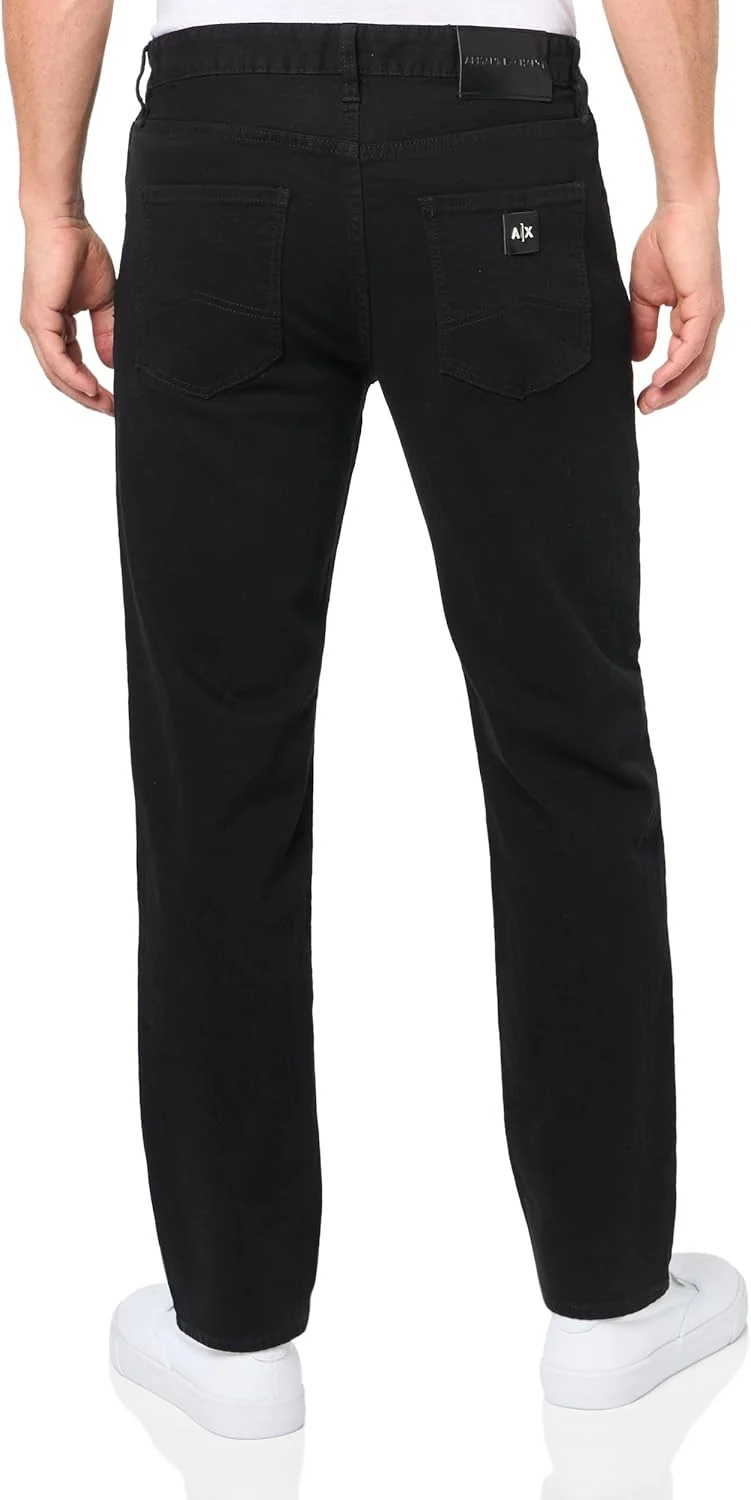 شلوار جین مردانه اسلیم فیت کشی کتان مدل J13 آرمانی اکسچنج