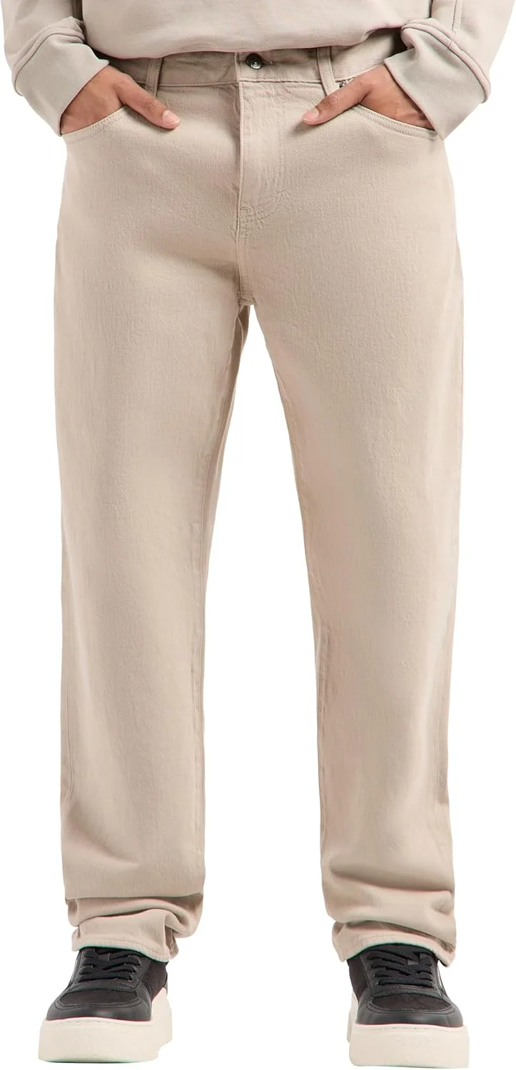 شلوار جین مردانه آرمانی اکسچنج مدل Urban Expedition، پایدار، با جیب پشتی مونوگرام