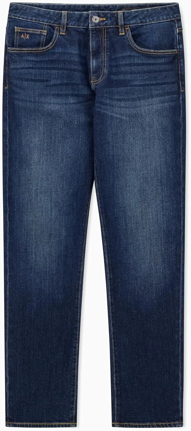 شلوار جین مردانه آرمانی اکسچنج با لوگوی تکه دوزی