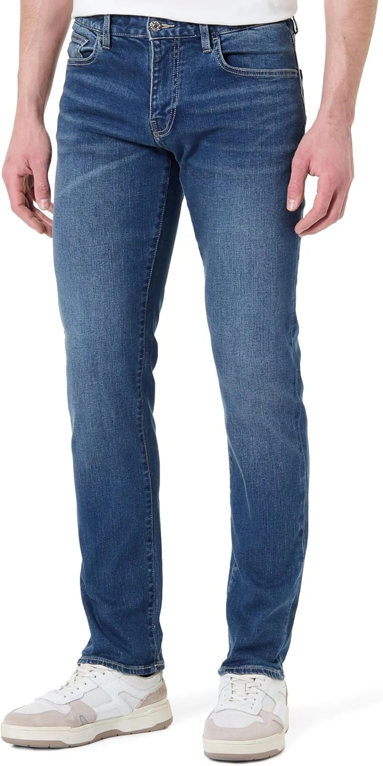 شلوار جین مردانه آرمانی اکسچنج با طرح لوگو