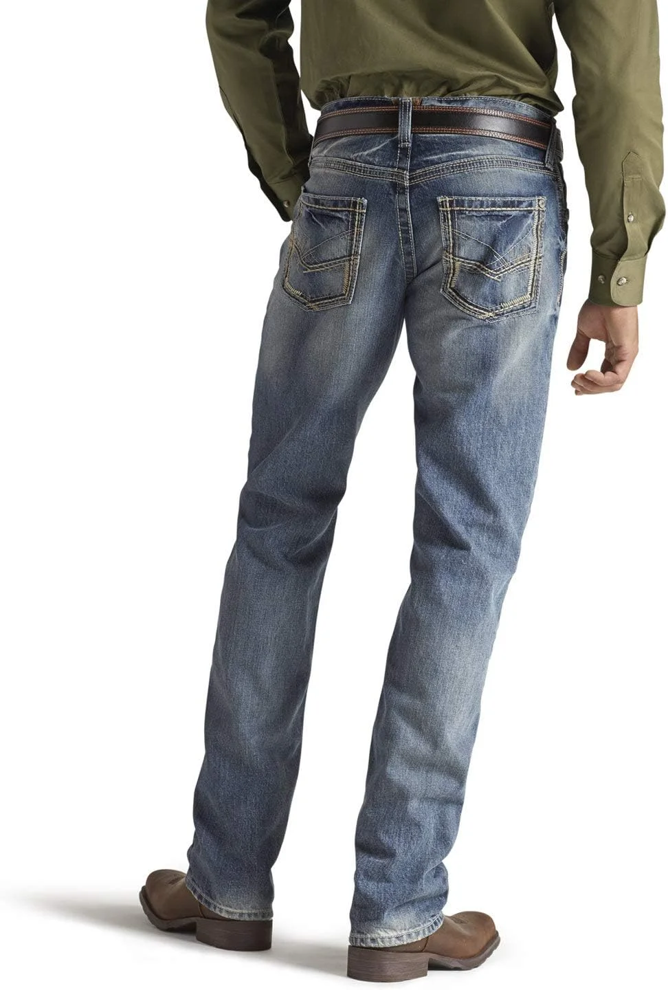 شلوار جین مردانه آریات مدل M5، راسته و باریک (تک عددی)