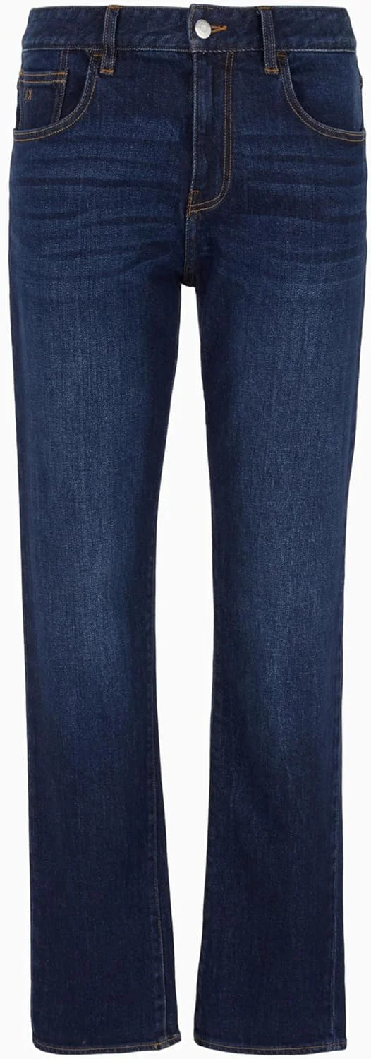 شلوار جین مردانه اسلیم فیت نخی راحت مدل J13 آرمانی اکسچنج