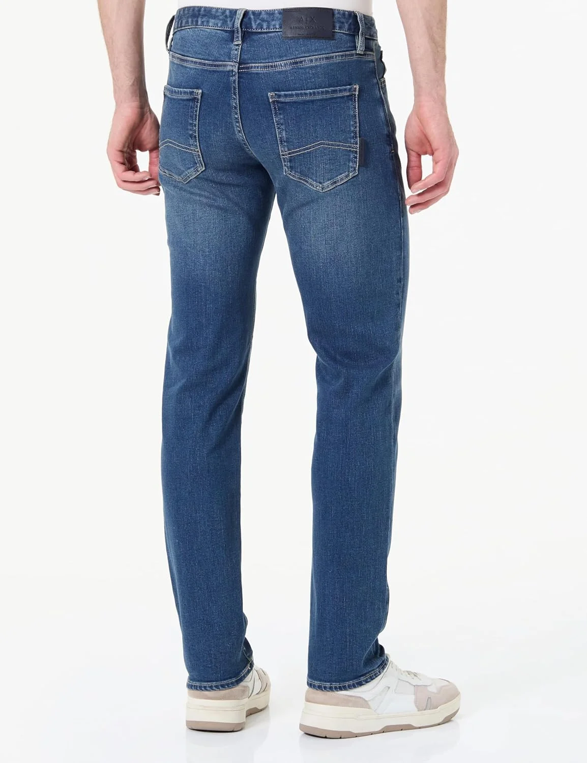شلوار جین مردانه آرمانی اکسچنج با طرح لوگو