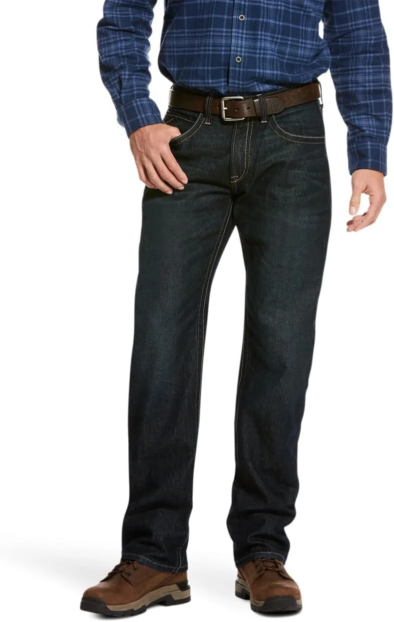 شلوار جین مردانه آریات Rebar M5 راسته Durastretch Edge Stackable