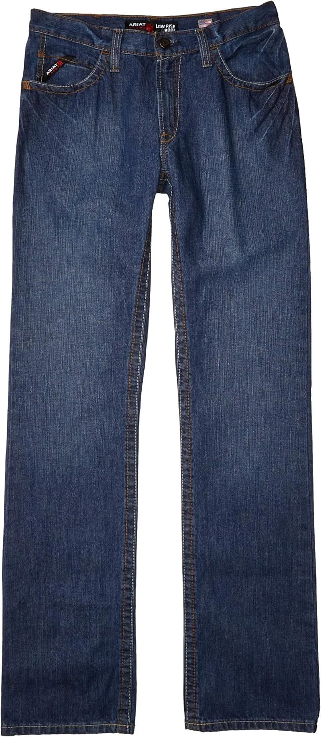 شلوار جین مردانه آریات مدل M4 Rlx Bsc Boot Cut جین فلینت