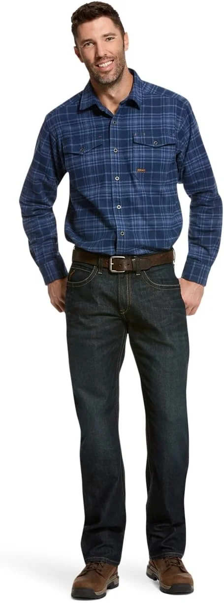 شلوار جین مردانه آریات Rebar M5 راسته Durastretch Edge Stackable