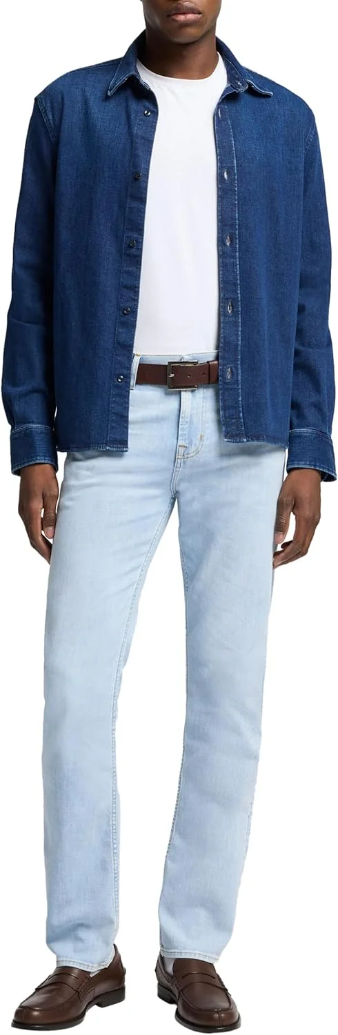 شلوار جین مردانه اسلیم فیت آبی استودیو از برند سِوِن فور آل مَنکایند