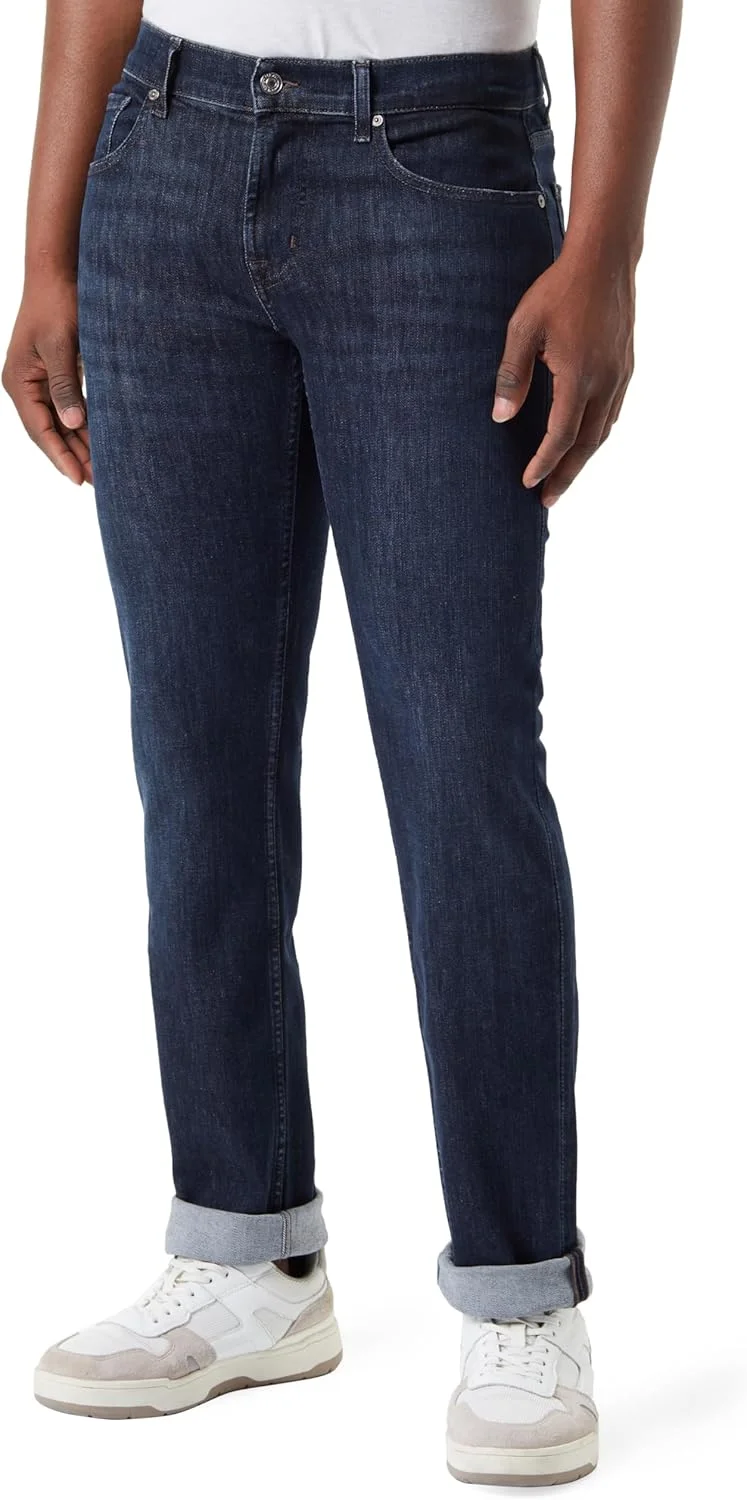 شلوار جین مردانه اسلیم فیت کشی مدل Constant از برند 7 For All Mankind