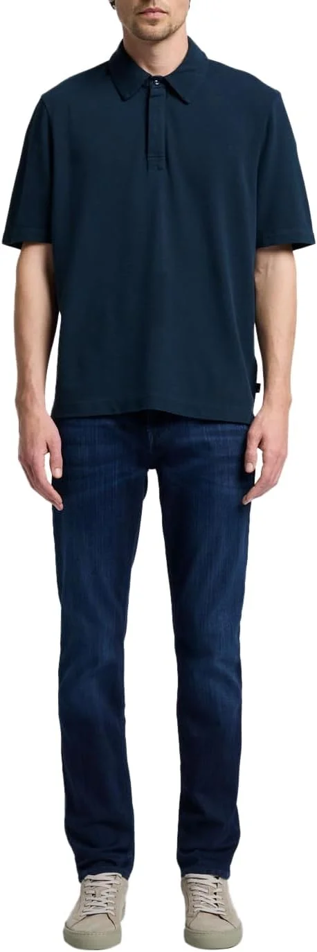 شلوار جین مردانه اسلیم فیت آبی تیره از برند سون فور آل منکایند