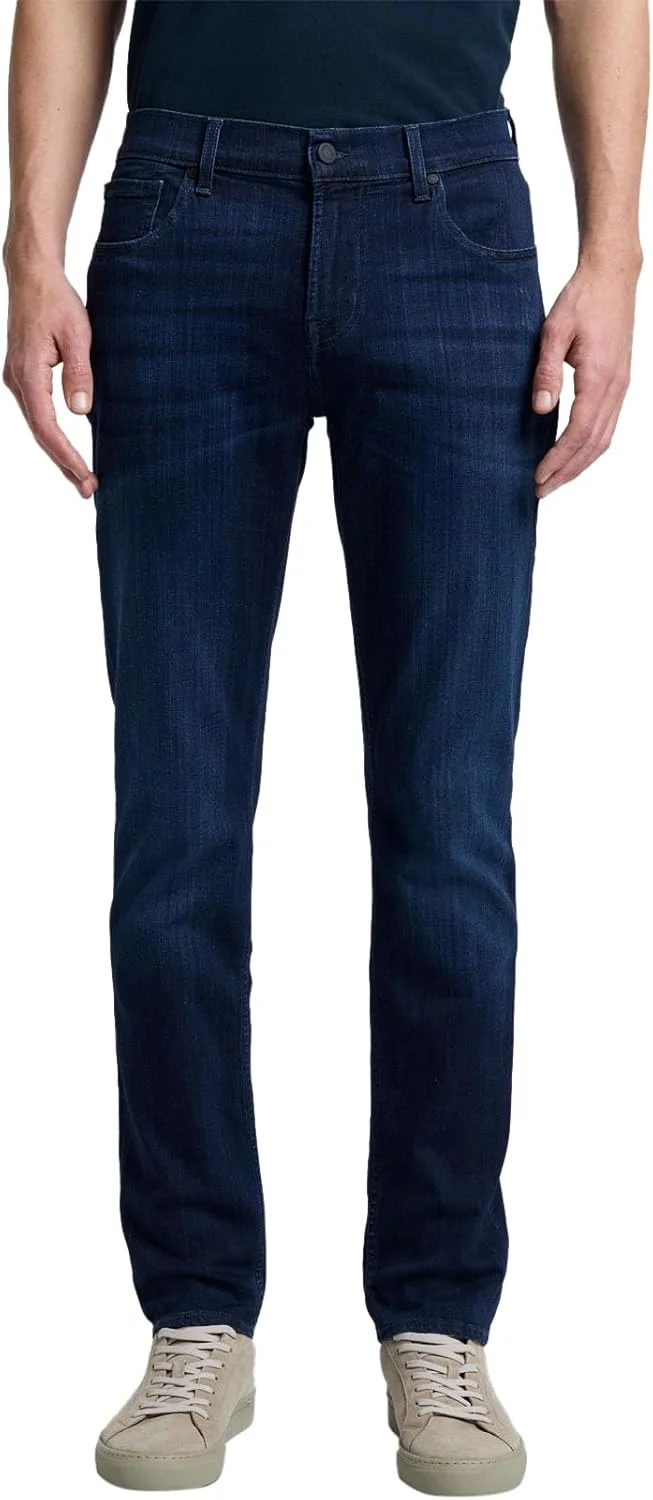 شلوار جین مردانه اسلیم فیت آبی تیره از برند سون فور آل منکایند