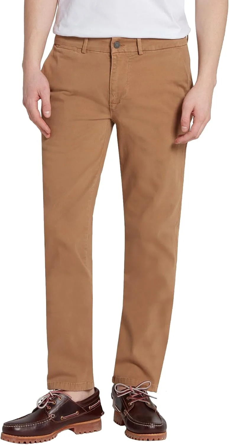 شلوار کتان مردانه راسته با جیب پشتی ساده شلوار کتان مردانه راسته با جیب پشتی ساده