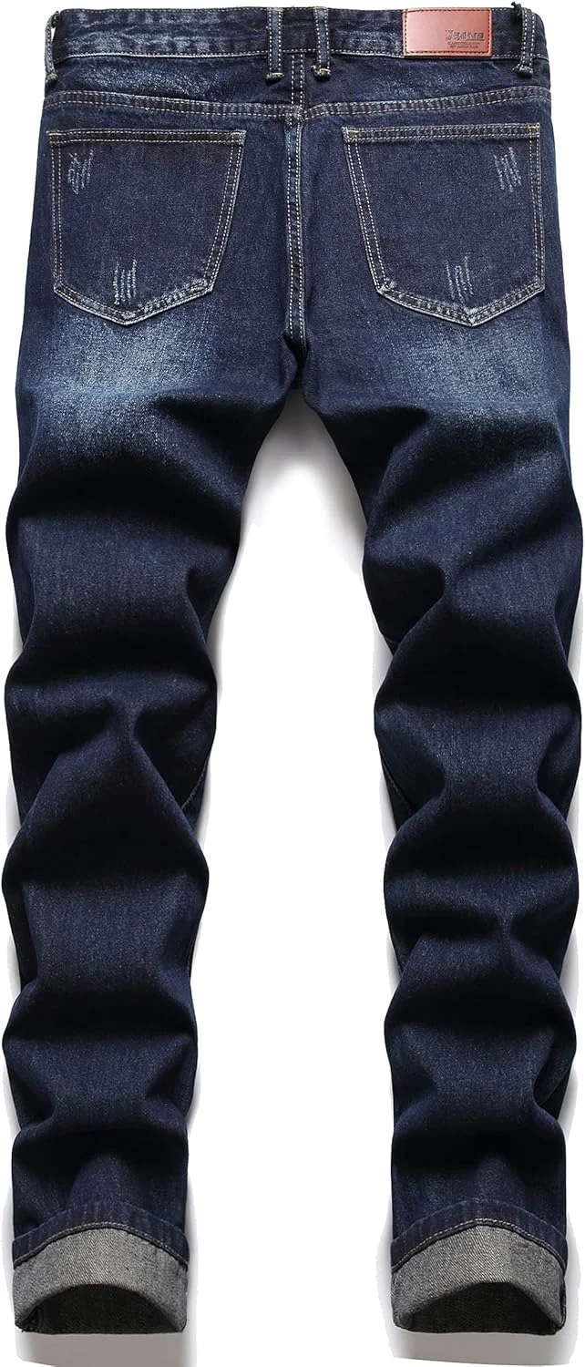 شلوار جین مردانه AITITIA مدل Ripped Regular Fit