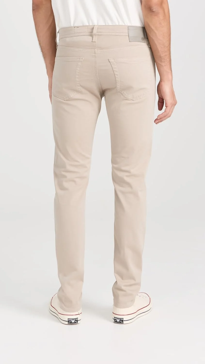 شلوار کتان کشی مدرن و باریک مردانه AG Adriano Goldschmied مدل Tellis Sud، شلوار غیر رسمی