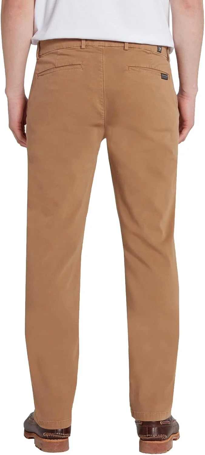 شلوار کتان مردانه راسته با جیب پشتی ساده