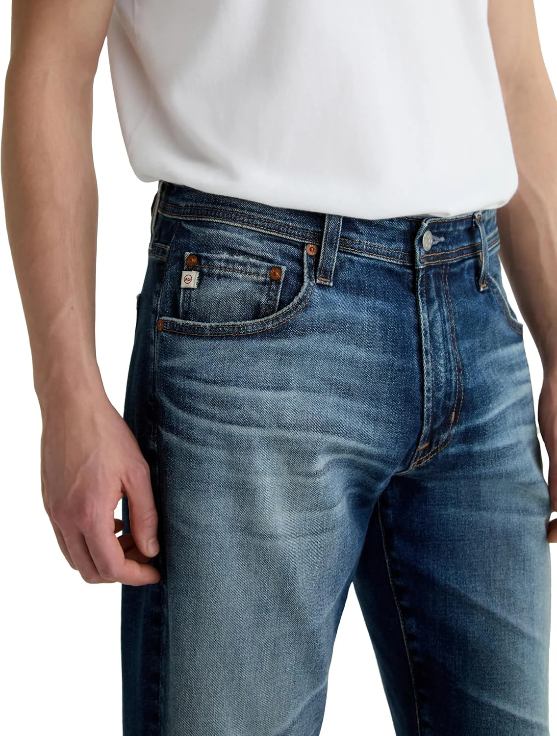 شلوار جین مردانه AG Adriano Goldschmied مدل Graduate با پاچه های خوش فرم
