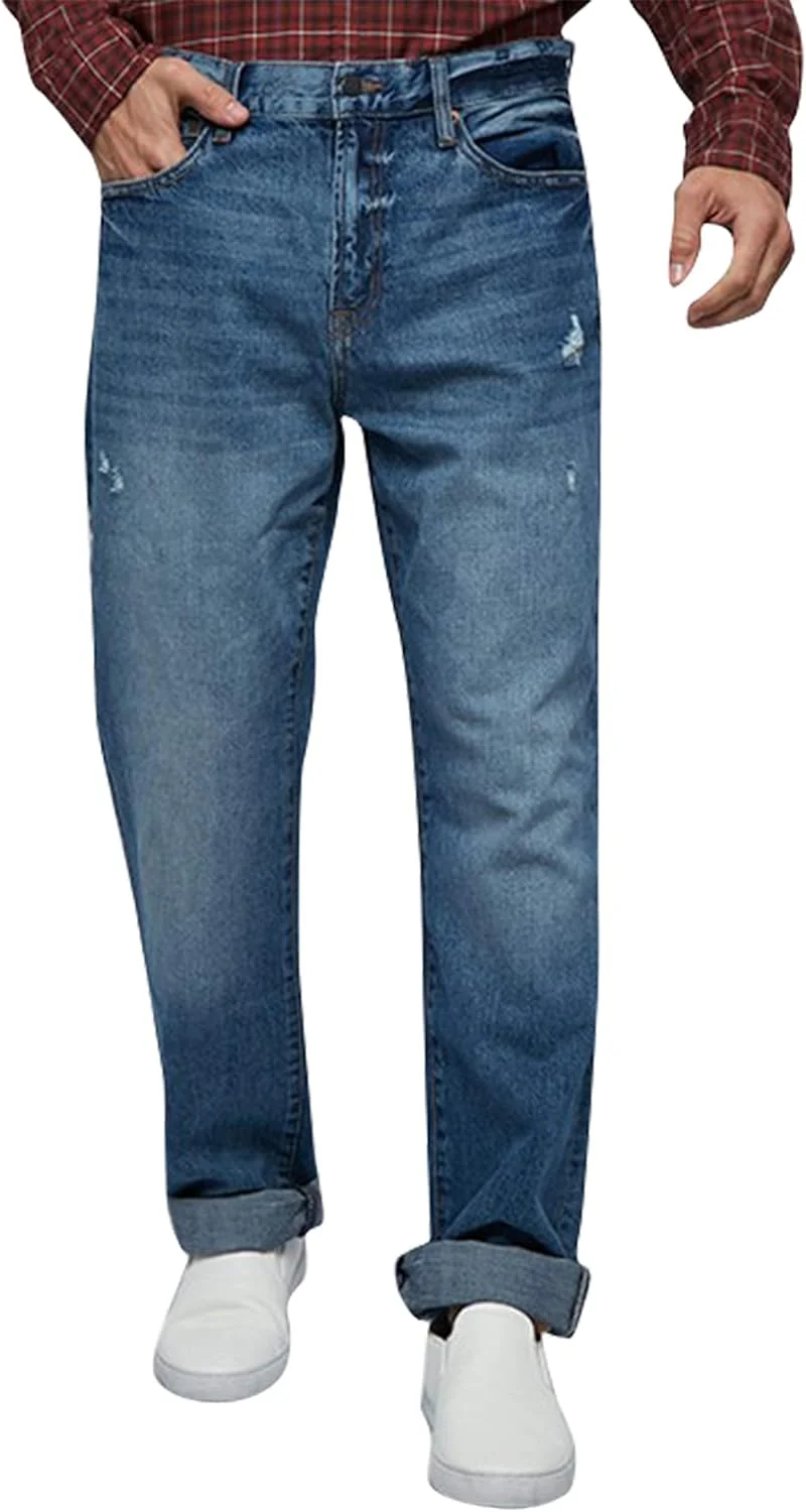 شلوار جین مردانه اِروپُستال، سایز 46، رنگ نیلی