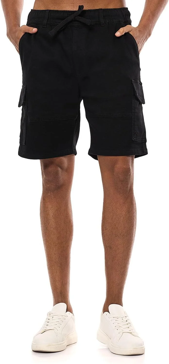 شلوارک مردانه ساده R&B مدل 125-0908Mn004-1 با کمر بند دار شلوارک مردانه ساده R&B مدل 125-0908Mn004-1 با کمر بند دار