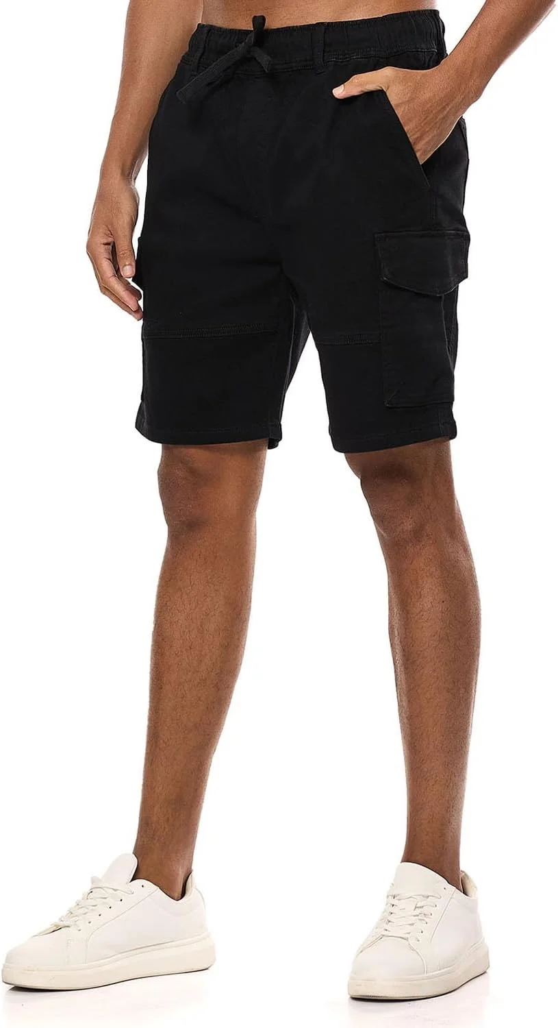 شلوارک مردانه ساده R&B مدل 125-0908Mn004-1 با کمر بند دار شلوارک مردانه ساده R&B مدل 125-0908Mn004-1 با کمر بند دار