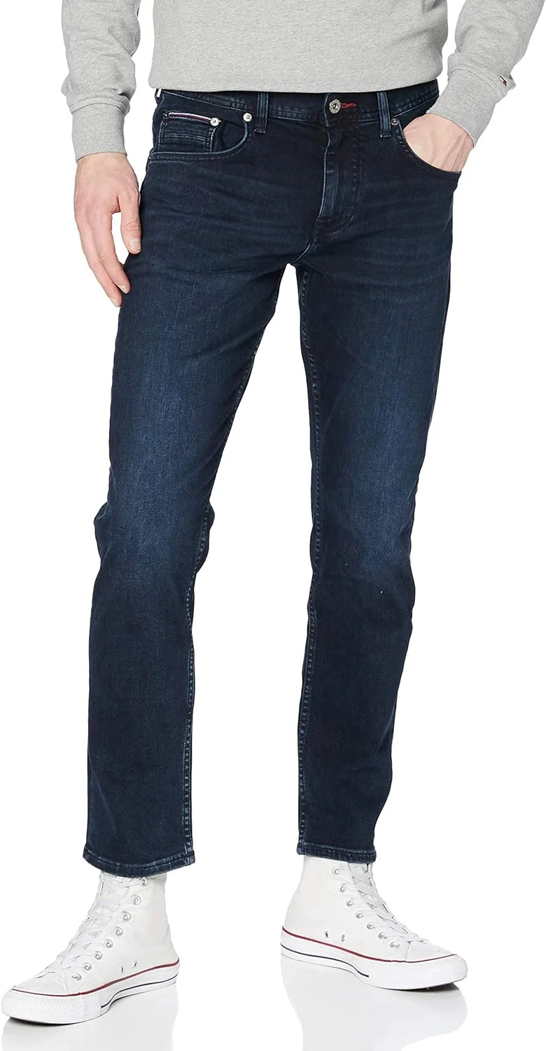 شلوار مردانه تامی هیلفیگر مدل Core Bleecker Pstr Iowa Blueblck