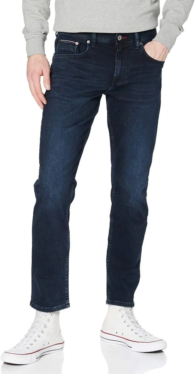 شلوار جین مردانه تامی هیلفیگر مدل Bleecker Slim Faded (تک عددی)