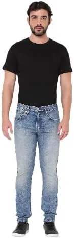 شلوار جین مردانه لی وایز 512، مدل Slim Taper، رنگ آبی نیلی متوسط