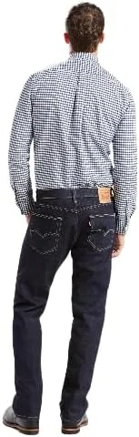 شلوار جین مردانه لی وایز 505، برش معمولی، رنگ نیلی تیره