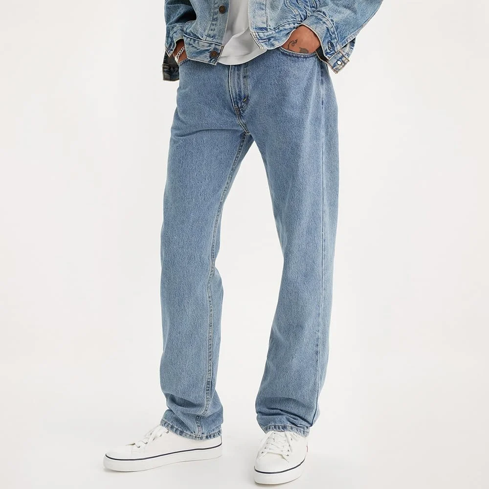 شلوار جین مردانه لی وایز 505 با برش معمولی (تک عددی)