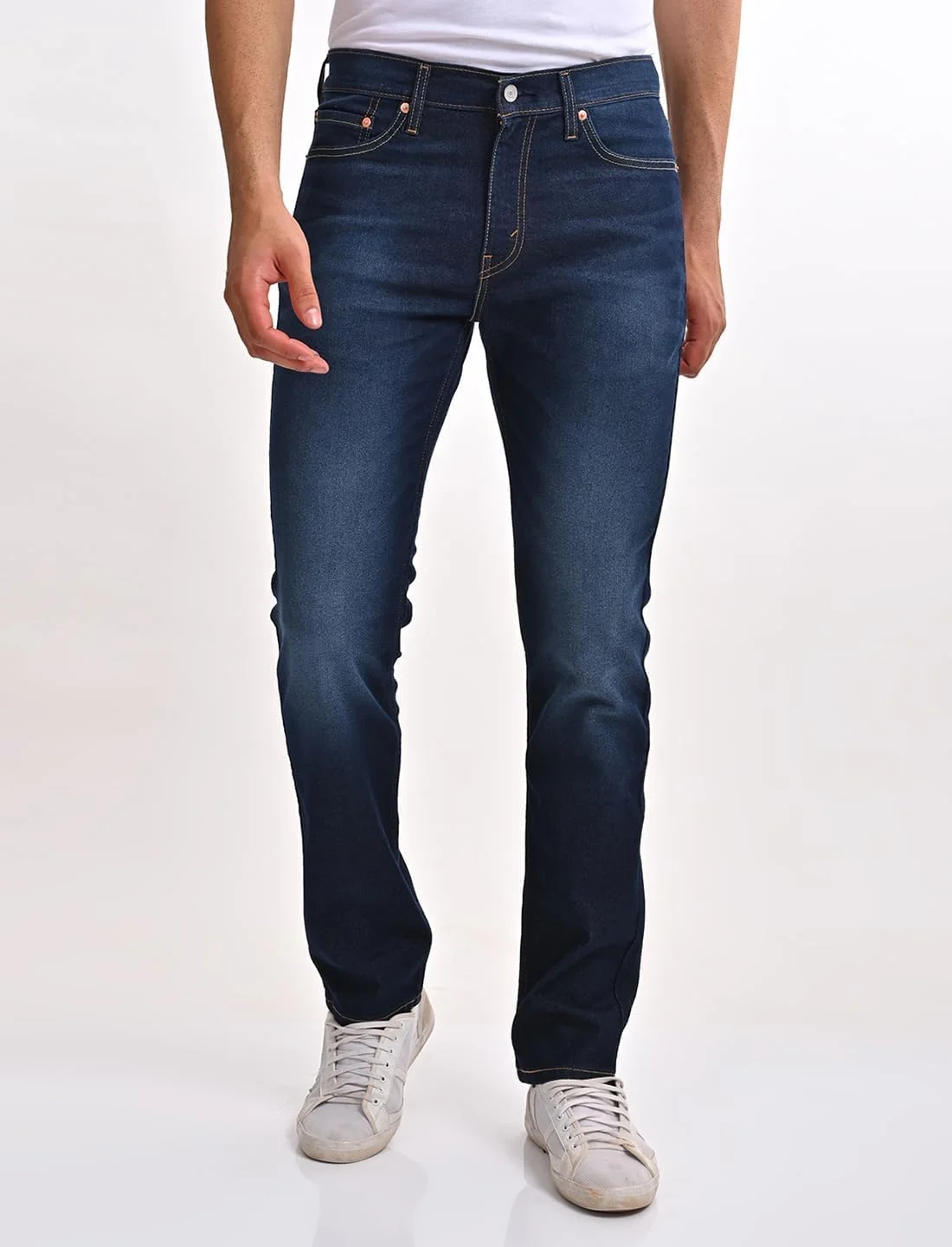 شلوار جین مردانه اسلیم Levi's (A7087-0146_آبی)
