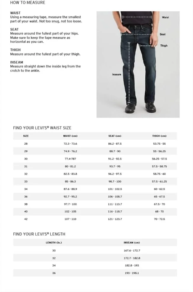 شلوار جین مردانه لیوایز 511 اسلیم (تک عددی)