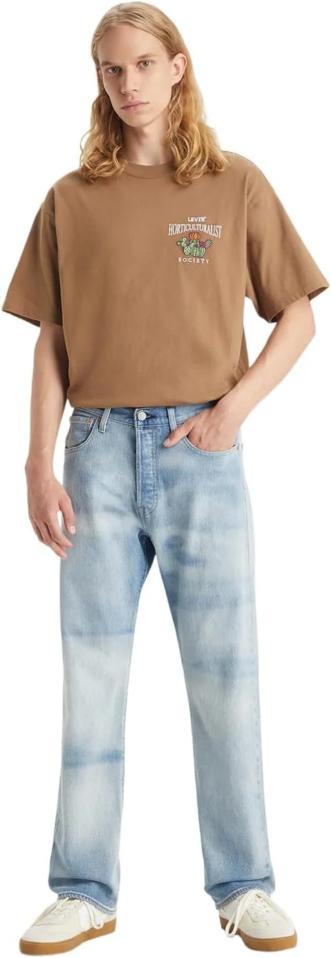 شلوار جین مردانه لی وایز مدل 501، تعادل، سایز 34W / 34L