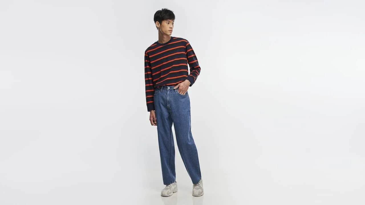 شلوار جین مردانه لوییز مدل Stay Baggy Taper Fit