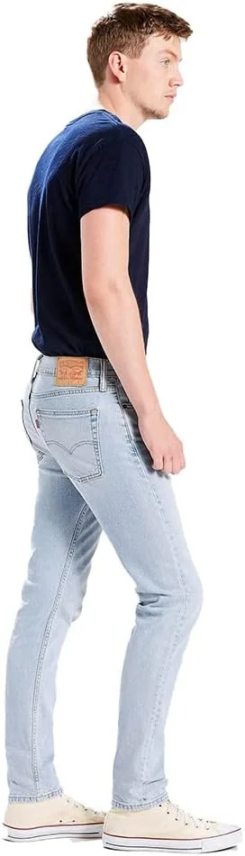 شلوار جین مردانه Levi's 510® Skinny، آبی روشن - ساییده شده، اندازه 33W/32L