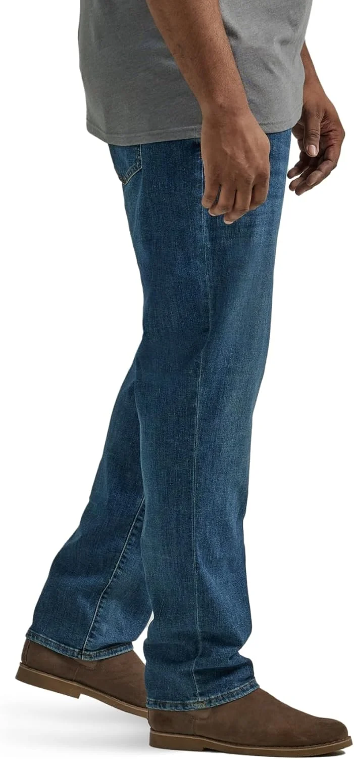 شلوار جین مردانه لی، سایز بزرگ و قد بلند، مدل Extreme Motion، راسته و دارای پاچه باریک